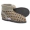 Wesenjak Slipper Booties with Cuff - Boiled Wool (For Men and Women) in Sage/Olive/Grey Check