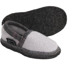 Wesenjak Slipper Moccasins - Boiled Wool (For Kids and Infants) in Cream - Closeouts