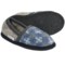 Wesenjak Slipper Moccasins - Boiled Wool (For Men and Women) in Snowflake Print/Tan
