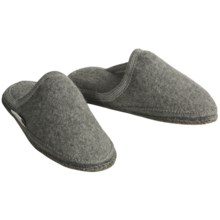 Wesenjak Slipper Slides - Boiled Wool (For Men and Women) in Grey Heather - Closeouts