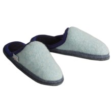 Wesenjak Slipper Slides - Boiled Wool (For Men and Women) in Ice Blue - Closeouts