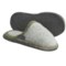 Wesenjak Slipper Slides - Boiled Wool (For Men and Women) in Light Grey Heather