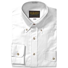 Western Dress Shirt - Button-Down, Long Sleeve (For Men) in 10 White - Closeouts