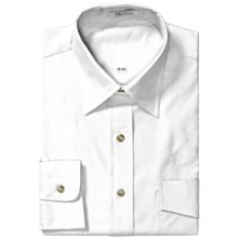 Western Dress Shirt - Pinpoint Oxford, Long Sleeve (For Men) in White - Closeouts