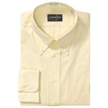 Westport Dress Shirt - Button Down, Long Sleeve (For Big and Tall Men) in Yellow - Closeouts
