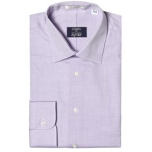 Westport Solid Dress Shirt - Spread Collar, Long Sleeve (For Big and Tall Men) in Lavender - Closeouts