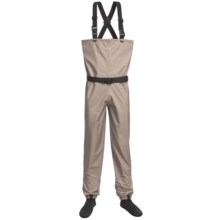 Wetfly Hydride Waders  - Stockingfoot (For Men) in Tan - Closeouts
