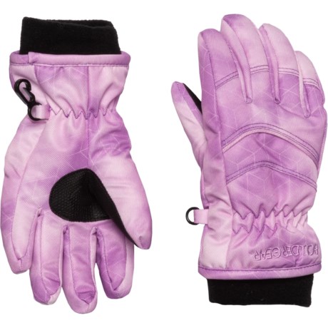 Boulder Gear Whirlwind Gloves - Waterproof, Insulated (For Little Girls) - PURPLE CLOUD (S )