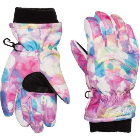 Boulder Gear Whirlwind Gloves - Waterproof, Insulated (For Little Girls) - WATER FLOWER (S )