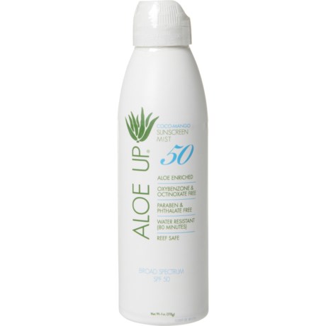 Aloe Up White Collection SPF 50 Continuous Spray Sunscreen - 6 oz. - SPF50 ( )