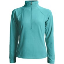 White Sierra Alpha Fleece Shirt - Long Sleeve (For Women) in Aqua Green/Harbor Teal - Closeouts