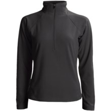 White Sierra Alpha Fleece Shirt - Long Sleeve (For Women) in Black/ Pewter - Closeouts