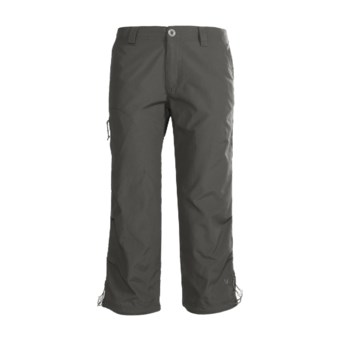 White Sierra Bent Creek Capris - UPF 30 (For Women) in Caviar
