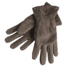 White Sierra Cozy Fleece Gloves (For Women) in Cigar - Closeouts