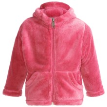 White Sierra Cozy Fleece Hoodie Sweatshirt (For Toddlers) in Honeysuckle - Closeouts