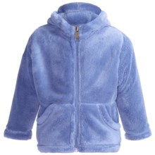 White Sierra Cozy Fleece Hoodie Sweatshirt (For Toddlers) in Sky - Closeouts