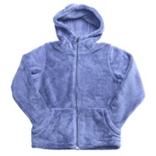 White Sierra Cozy Jacket - Fleece (For Girls) in Sky - Closeouts