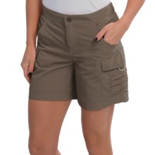 White Sierra Crystal Cove II Shorts - UPF 30 (For Women) in Bark - Closeouts