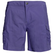 White Sierra Crystal Cove II Shorts - UPF 30 (For Women) in Dark Violet - Closeouts
