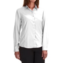White Sierra Gobi Desert Shirt - UPF 30, Convertible Long Sleeve (For Women) in White - Closeouts