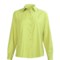 White Sierra Gobi Desert Shirt - UPF 30, Long Sleeve (For Women) in Faded Lime