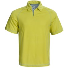 White Sierra Granite Creek CoolMax® Polo Shirt - UPF 40+, Short Sleeve (For Men) in Bright Lime - Closeouts