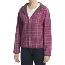 White Sierra Green Pine Jacket (For Women) in Berry Plaid/Cigar - Closeouts