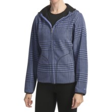 White Sierra Green Pine Jacket (For Women) in Sapphire Plaid/Black - Closeouts