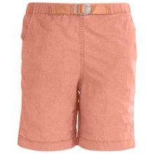 White Sierra Hanalei Shorts - UPF 30 (For Girls) in Shell Pink - Closeouts