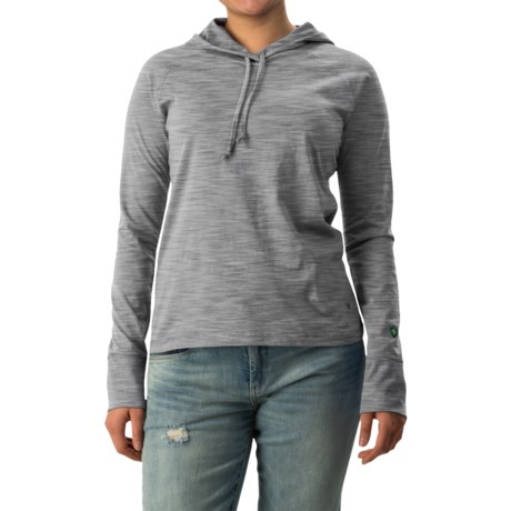 White Sierra Insect Shield(R) Bug Free Hoodie UPF 30+ (For Women)