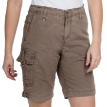 White Sierra Island Hopper Shorts - UPF 30 (For Women) in Bark - Closeouts