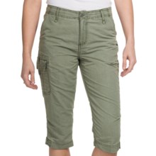 White Sierra Island Hopper Skimmer Shorts - UPF 30 (For Women) in Sage Brush - Closeouts