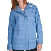 White Sierra Junket Rainwear Jacket - Waterproof, Long (For Women) in Riviera Plaid - Closeouts