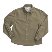 White Sierra Kalgoorlie Shirt - UPF 30+, Long Sleeve (For Boys) in Bark - Closeouts