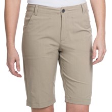 White Sierra Lakeport Bermuda Shorts (For Women) in Stone - Closeouts