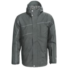White Sierra Mountain Jacket - Insulated, 3-in-1 (For Men) in Caviar - Closeouts