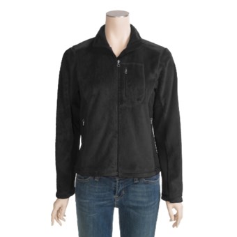 White Sierra New Moon Jacket - Fleece (For Women) in Black