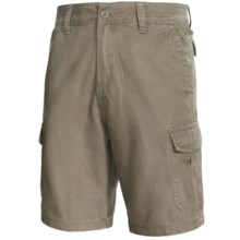 White Sierra Northridge Cargo Shorts - Cotton Canvas (For Men) in Bark - Closeouts