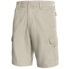 White Sierra Northridge Cargo Shorts - Cotton Canvas (For Men) in Stone - Closeouts