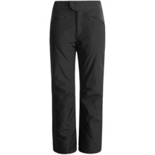 White Sierra Nylon Slider Pants - Waterproof, Insulated (For Women) in Black - Closeouts