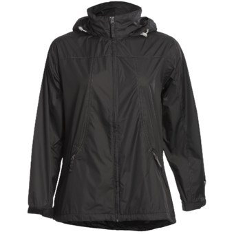 White Sierra Paradise Cove Wind Jacket - Windproof (For Women) in Black