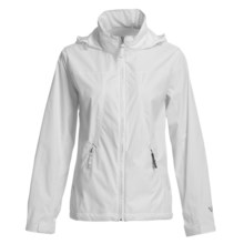 White Sierra Paradise Cove Wind Jacket - Windproof (For Women) in White - Closeouts