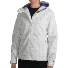 White Sierra Patchwork Jacket - Insulated, Hooded (For Women) in White - Closeouts