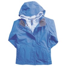 White Sierra Princess 3-in-1 Jacket - Removable Liner (For Girls) in Caribbean Blue - Closeouts