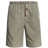 White Sierra Quick-Dry Nylon Shorts - UPF 30 (For Men)