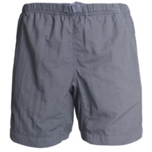 White Sierra Quick-Dry Nylon Shorts - UPF 30 (For Women) in Black - Closeouts