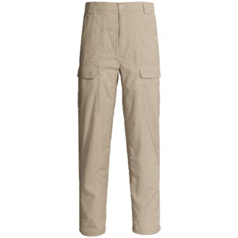 White Sierra Safari Pants - UPF 30 (For Men) in Stone