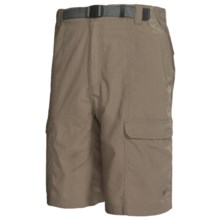 White Sierra Safari Shorts - UPF 30 (For Men) in Bark - Closeouts