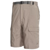 White Sierra Safari Shorts - UPF 30 (For Men)