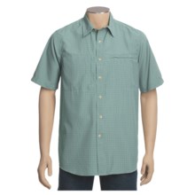 White Sierra Salt Point Shirt - UPF 30, Short Sleeve (For Men) in Aqua Haze - Closeouts
